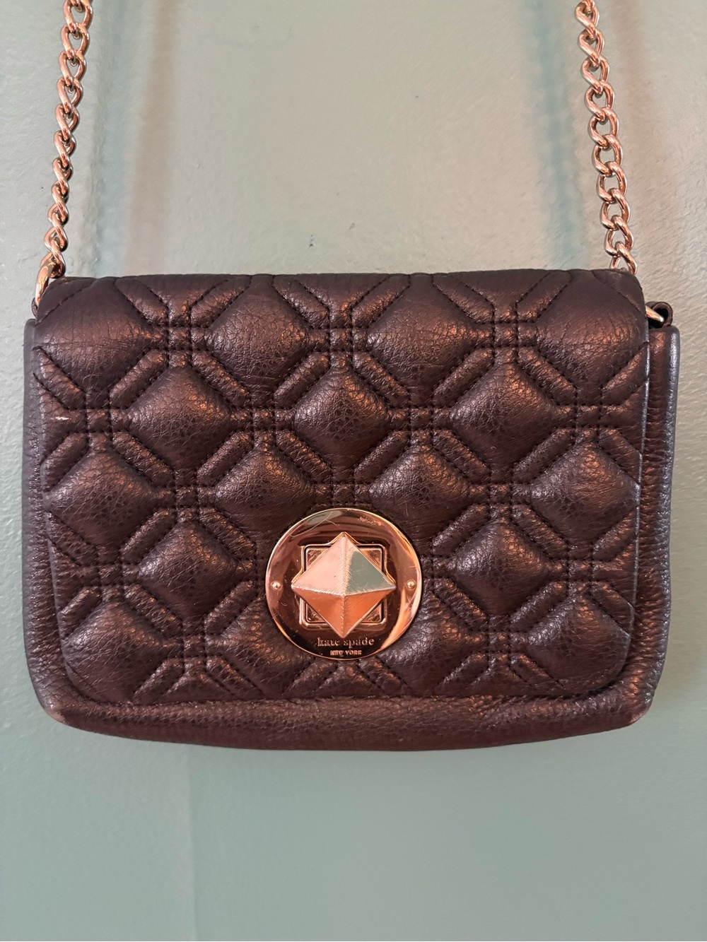 Kate Spade Pyramid Black Crossbody